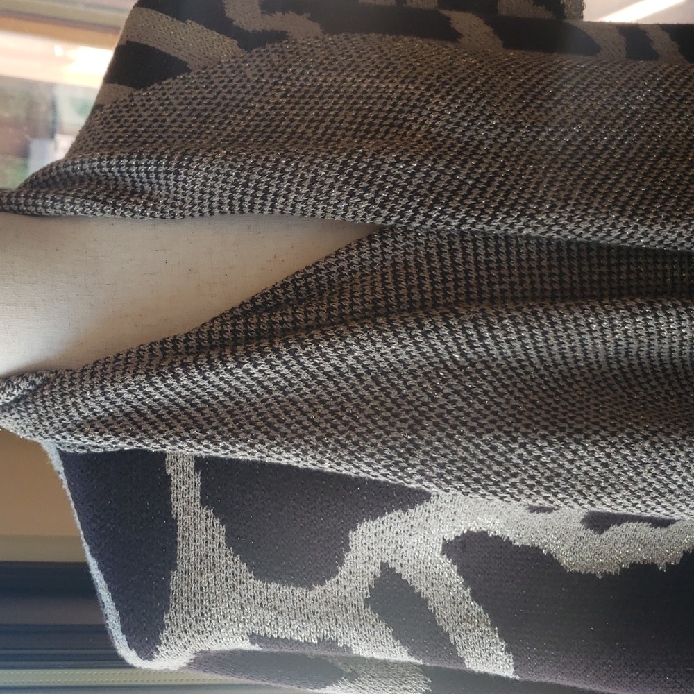 Chico's Block Leopard Print Poncho One Size - image 8